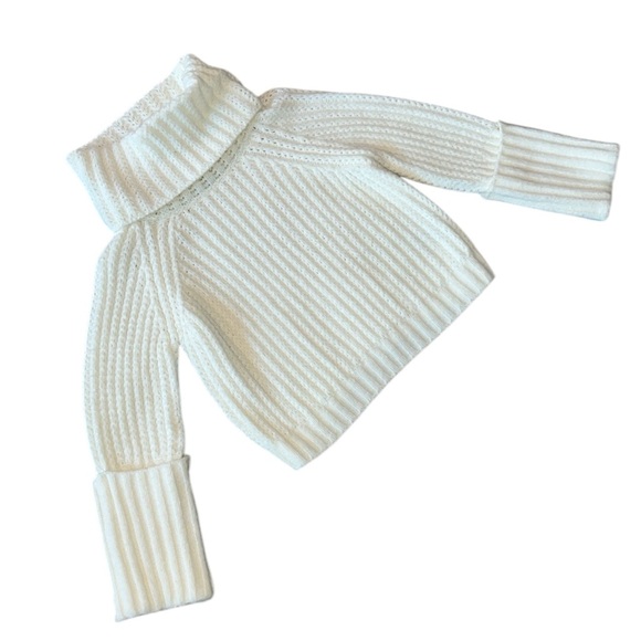 Jason Wu Cozy Ivory Chunky Shaker Turtleneck Sweater Size Small - Picture 3 of 10